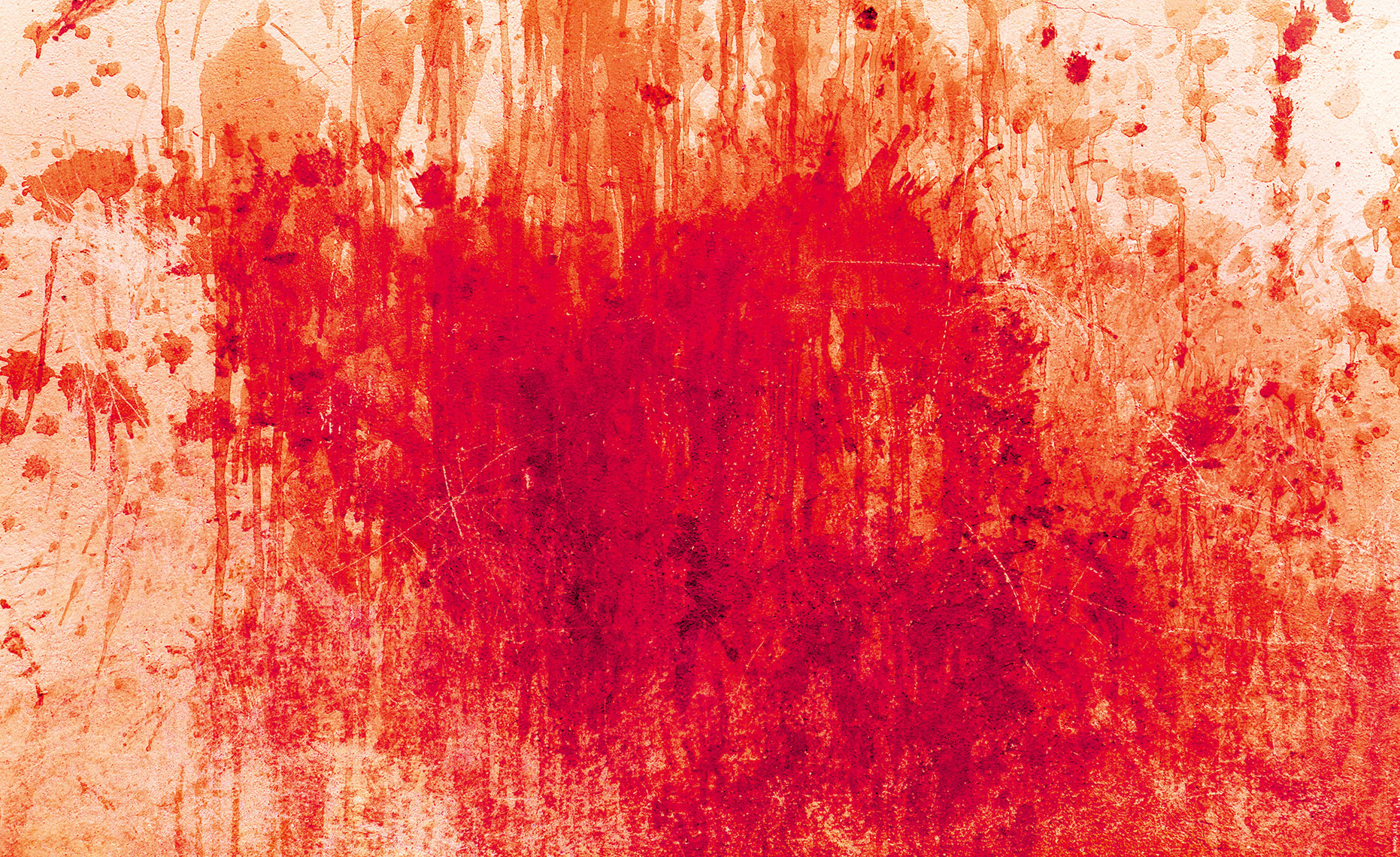 Красные стоки. Красная кирпичная стена с кровью. Агрессивная картинка с кровью.