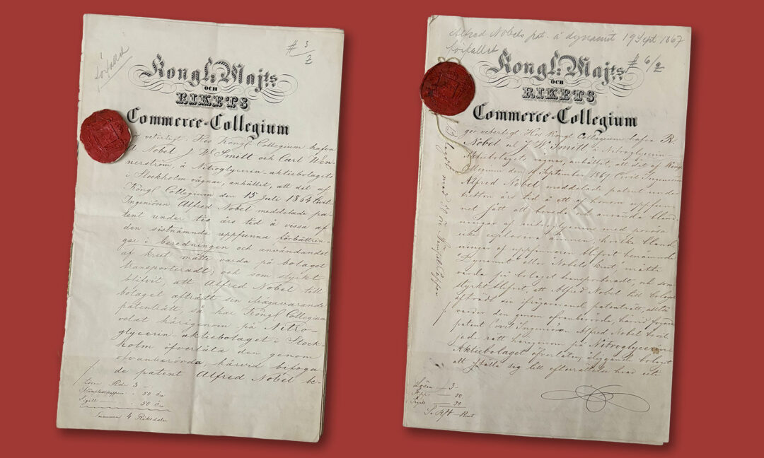 Upphittade Nobelpatent