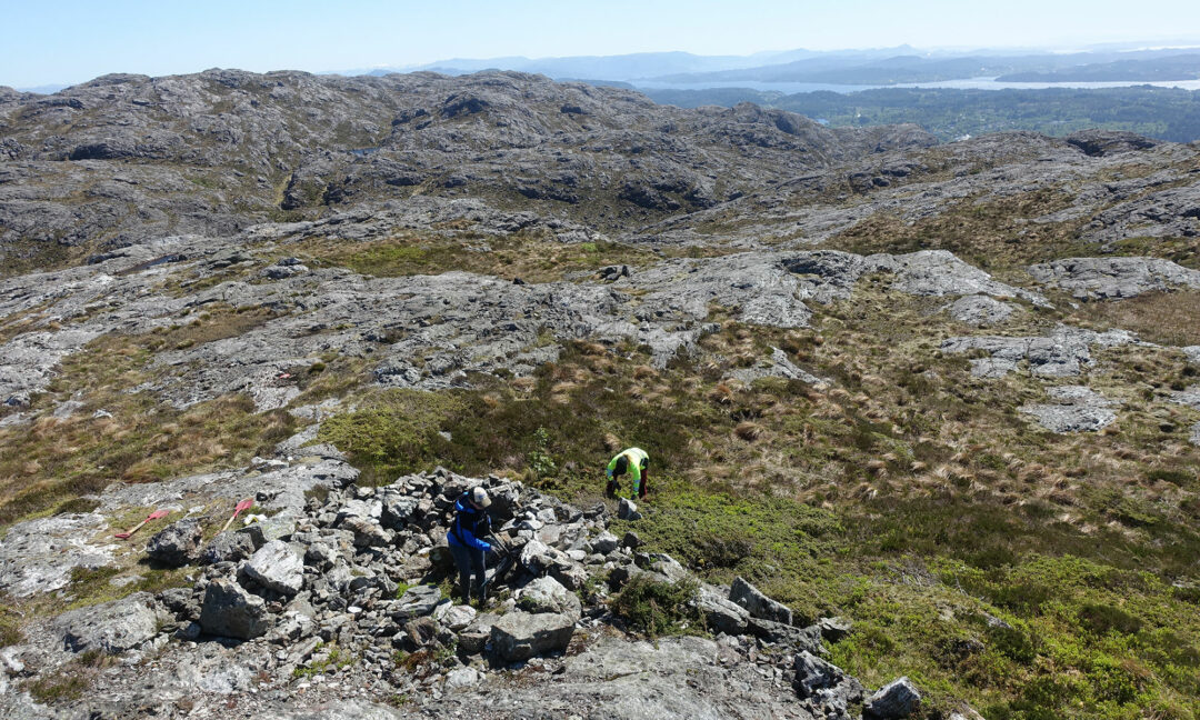 stenar som är lämning av en vaktstuga