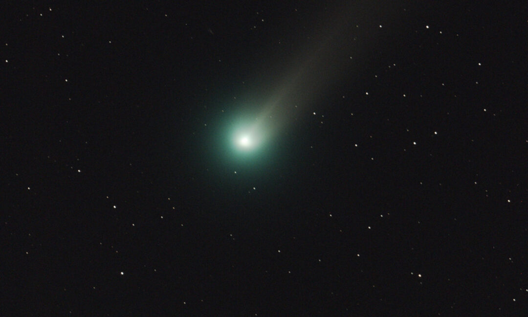 Kometen Lovejoy på himlen