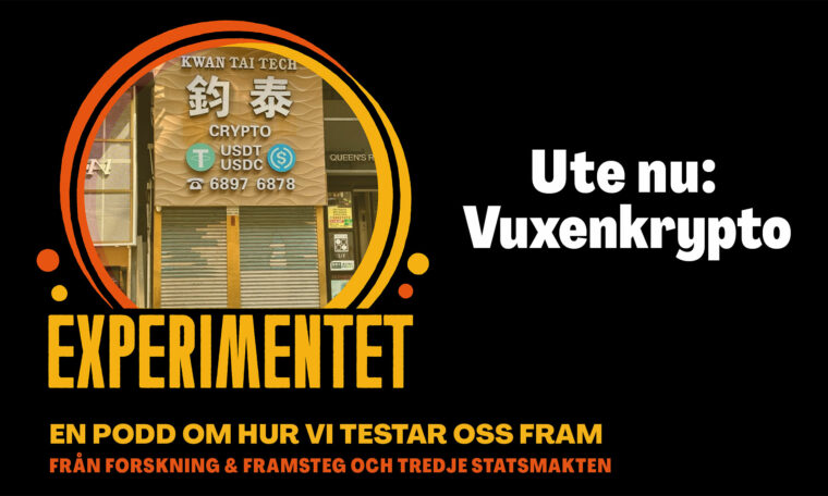 Experimentet podd: Vuxenkrypto