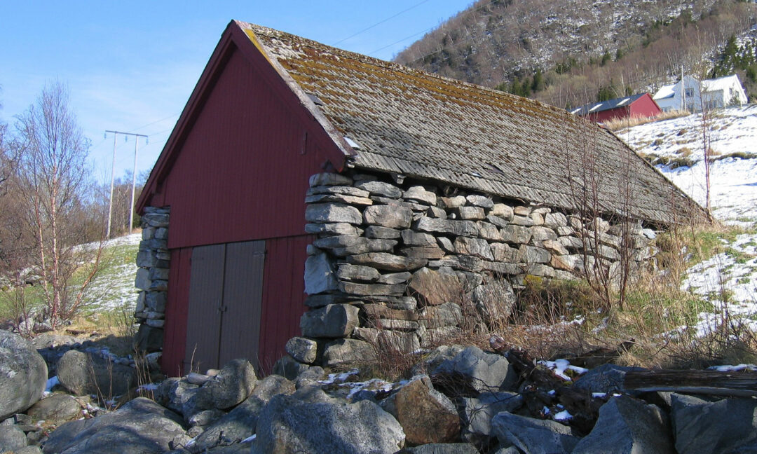 gammalt båt hus i Norge