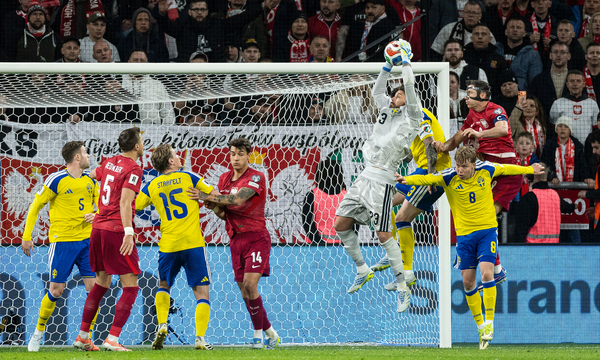 VM-kval mellan Sverige och Polen