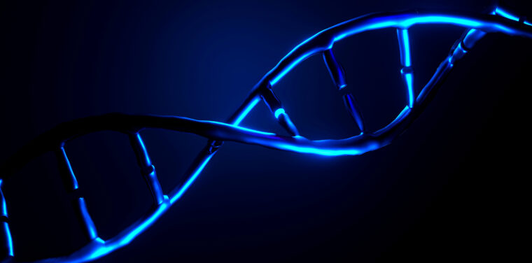 Dna i en dubbelspiral