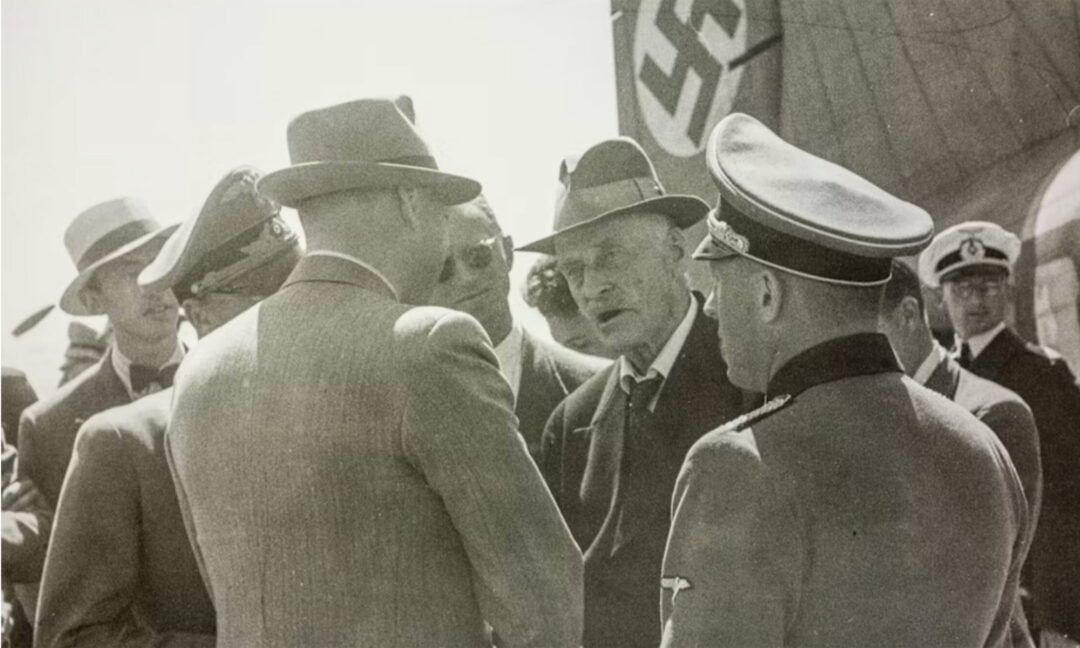 hamsun med tysk militär 