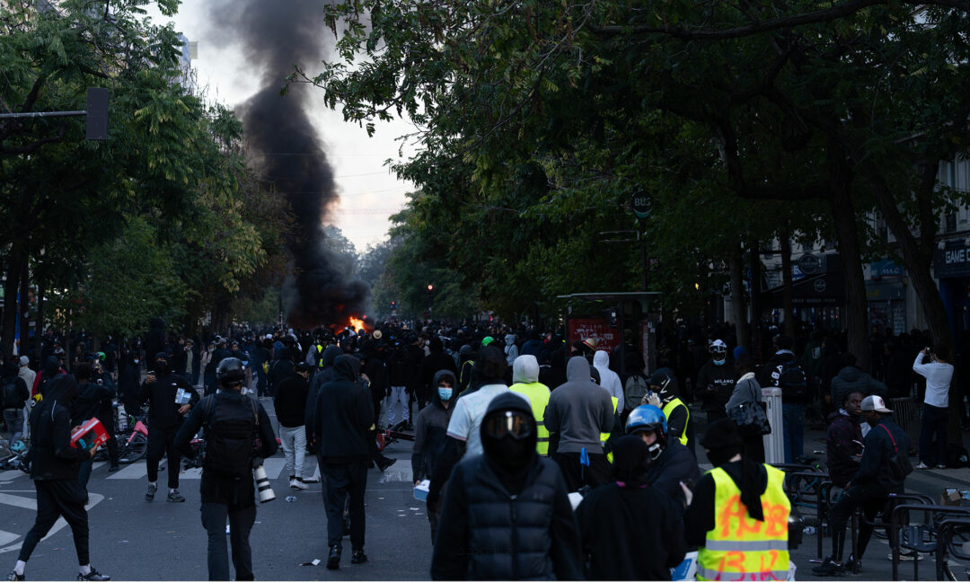 manifestation i Paris